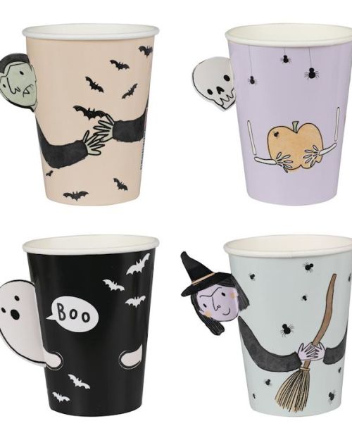Boo Crew Halloween Character Cups 8pk