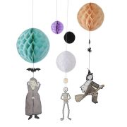 Boo Crew Halloween Hanging Decorations 5pk
