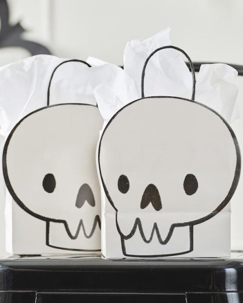 Boo Crew Skull Treat Bags 6pk