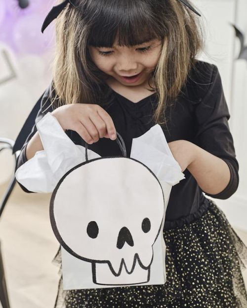 Boo Crew Skull Treat Bags 6pk