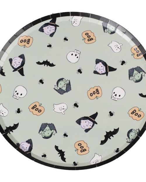 Boo Crew Vampire & Witch Plates 8pk