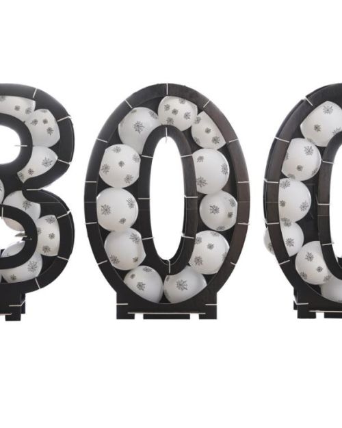 BOO Halloween Balloon Mosaic Stand