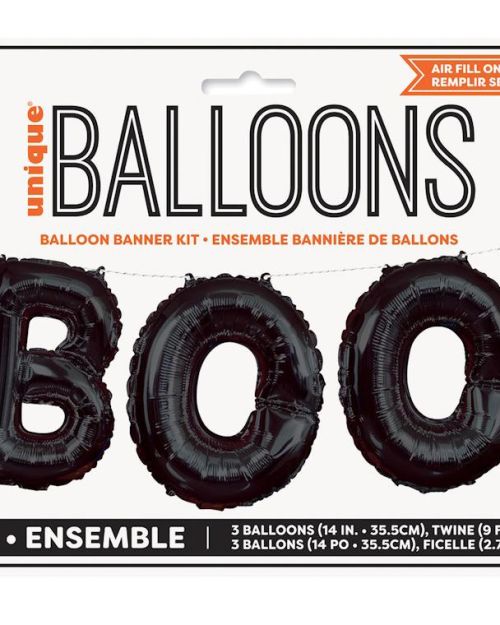BOO Foil Letter Balloon Kit