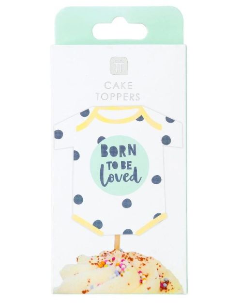 Born To Be Loved Cake Toppers