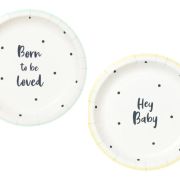 Born To Be Loved Plates 12pk
