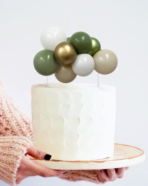 Balloon Garland Cake Topper – Botanical
