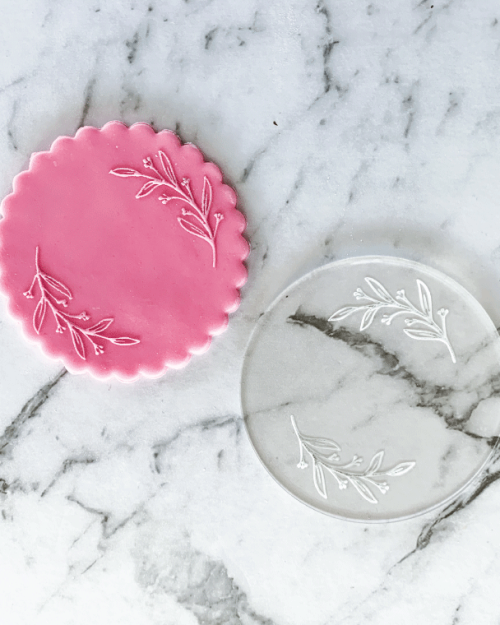 Debosser Stamp – Botanical Frame