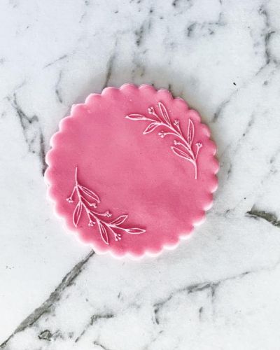 Debosser Stamp – Botanical Frame