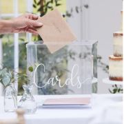 Botanical Wedding Acrylic Card Box