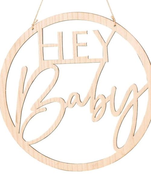Botanical Baby Hey Baby Sign