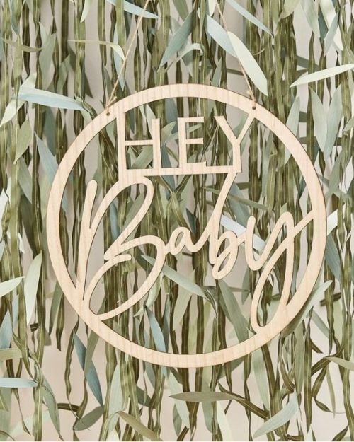 Botanical Baby Hey Baby Sign