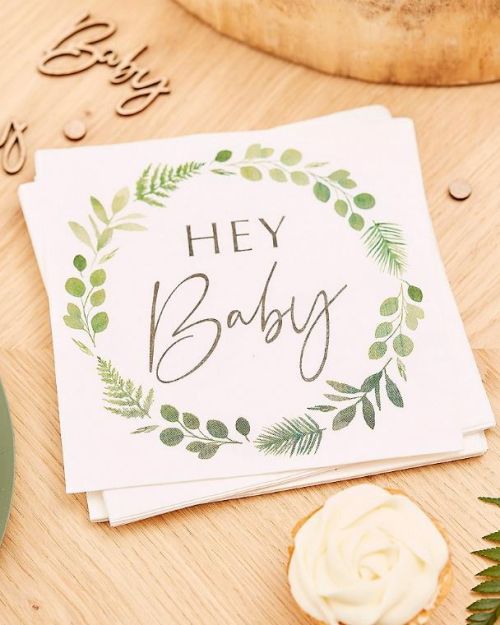 Botanical Baby Lunch Napkins 16pk