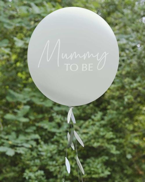 Botanical Baby 60cm Balloon with Foliage Tail