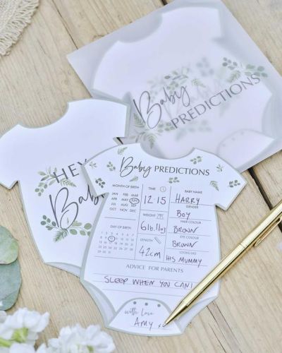 Botanical Baby Prediction Cards 10pk