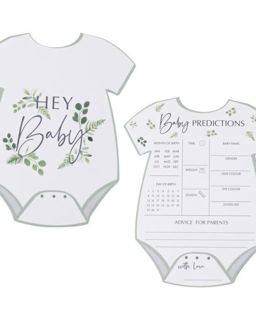 Botanical Baby Prediction Cards 10pk