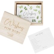 Botanical Baby Shower Advice Cards & Keepsake Box