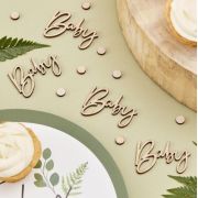 Botanical Baby Wooden Confetti