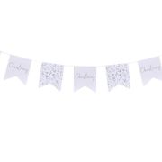 Botanical Christening Pennant Bunting