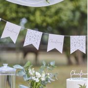 Botanical Christening Pennant Bunting