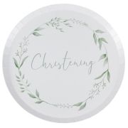 Botanical Christening Plates 8pk