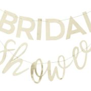 Botanical Hen Gold Bridal Shower Banner