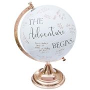 Botanical Wedding Globe Guest Book Alternative