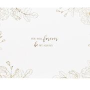 Gold Botanical Wedding Guest Book