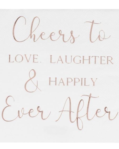 Botanical Wedding Napkins 16pk