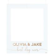 Botanical Wedding Polaroid Photo Frame