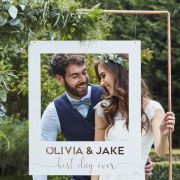Botanical Wedding Polaroid Photo Frame