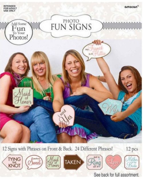 Bridal Shower Fun Photo Signs