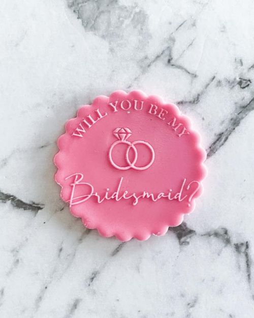 Debosser Stamp – Will You Be My Bridesmaid?