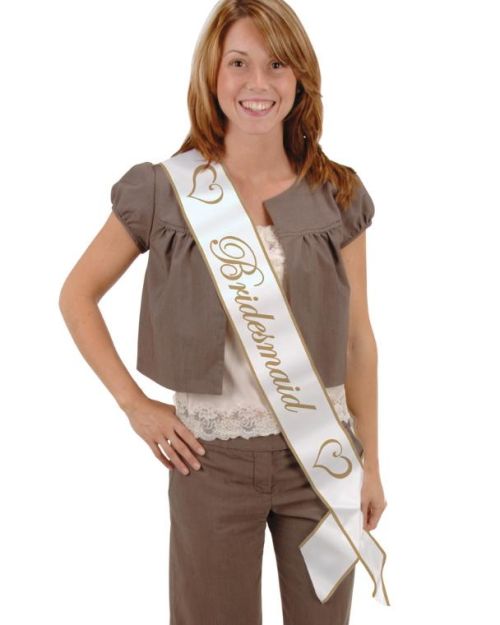 Bridesmaid Satin Sash