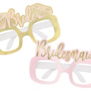 Bride & Bridesmaids Party Glasses 4pk