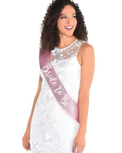Bride to Be Sash – Pink Glitter