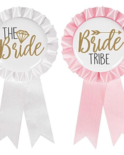 Bride Tribe Award Ribbons 8pk