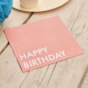 Brights Happy Birthday Napkins 16pk