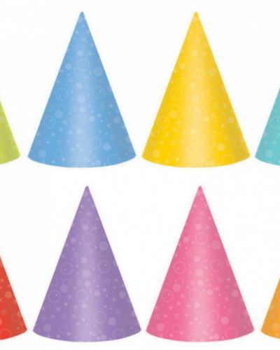 Party Hats Brights 24pk