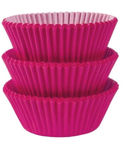 Cupcake Cases 75pk Bright Pink