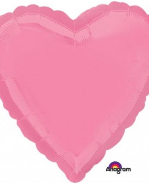 Heart Shaped Foil Balloon – Bright Pink