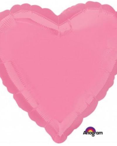 Heart Shaped Foil Balloon – Bright Pink