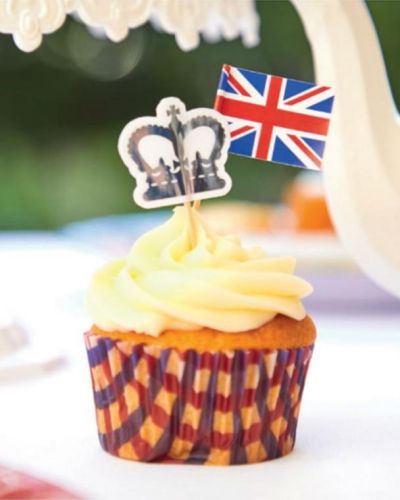 British Cupcake Cases & Picks 12pk