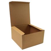 Brown Pop Up Cake Box 9in