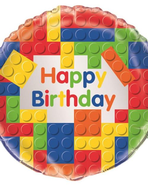 Building Blocks Foil Balloon