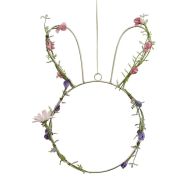 Bunny Wreath with Foliage