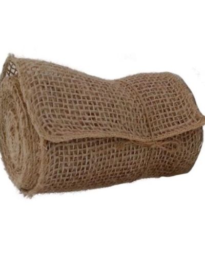 Natural Burlap Roll Open Weave 15cm X 4.5m