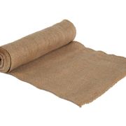 Natural/Silver Burlap Roll 30cm x 4.5m