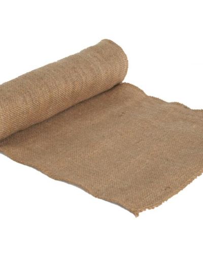 Natural/Silver Burlap Roll 30cm x 4.5m