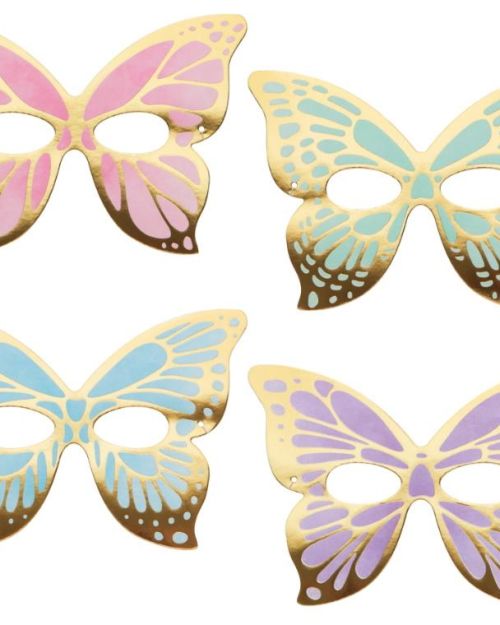 Butterfly Shimmer Masks 8pk