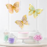Butterfly Shimmer Wall Cutouts